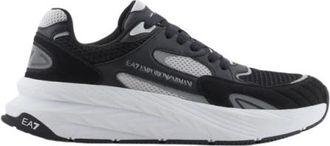 Emporio Armani Zwarte Sneakers - Heren - Sneakers - Zwart - 41 1/2 EU - Schoenen