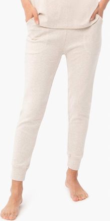 Under The Canopy Organic Cotton Tapered Jogger In Oatmeal