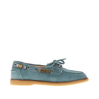 Pinko Suede leather boat shoes Woman 37