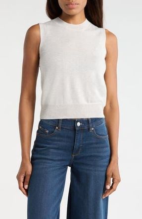 DL1961 Crewneck Sleeveless Knit Top in Lather at Nordstrom Rack, Size X-Large