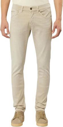 Dondup George Skinny-fit Jeans - Heren - Broeken - Beige - Maat: W36 Denim