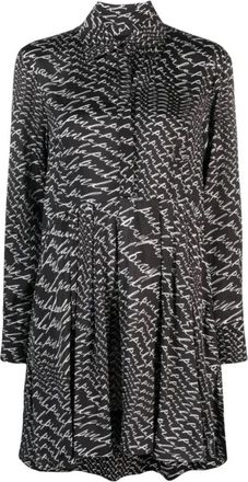 Pinko Asterix Jurk Twill - Dames - Shirt Kleedjes - Veelkleurig - M - Kleedjes