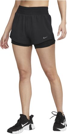 Nike (WMNS) Nike Dri-FIT One Mid Rise 2in1 Shorts Asia Sizing Black DX6013-010