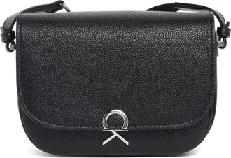 Calvin Klein Evee Crossbody Bag in Black/Silver at Nordstrom Rack