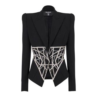 Balmain Mujer, Chaquetas, Negro, Talla: 2XS