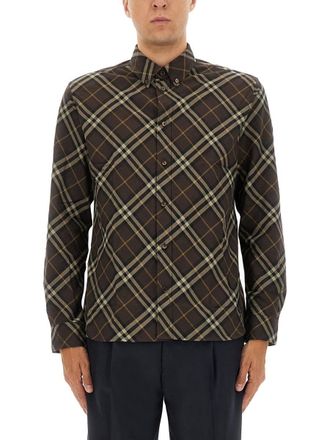 Burberry Baumwollflanell -Checkhemd