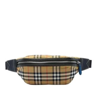 Burberry Pre-owned Vintage Belt Bag - Dames - Pre-owned - Beige - Maat: ONE Size Leer