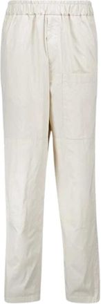 Jil Sander Relaxed Fit Broek met Korte Pijpen - Heren - Chinos - Grijs - XS - Katoen - Broeken