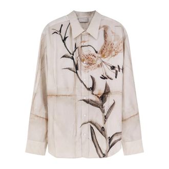 Pierre-Louis Mascia Shirts, female, Beige, Size: L Aloe Longsleeve Shirt