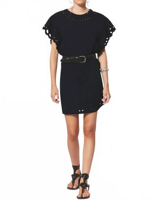 Isabel Marant Orlane Dress In Faded Black