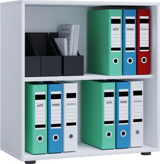 ebuy24 Estante De Madera Vcm De Pie Gabinete De Archivo De Ahorro De Espacio Dimensiones Aprox. An. 70 X Al. 74 X T. 37 Cm Estante Elegante De Pie Estante De