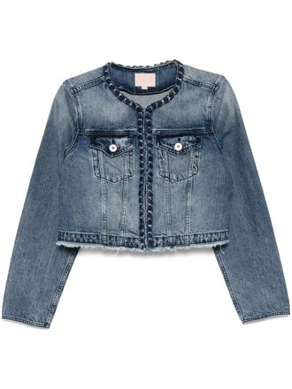 Bapy by A Bathing Ape cropped jacket - women - Cotton - S - Blue