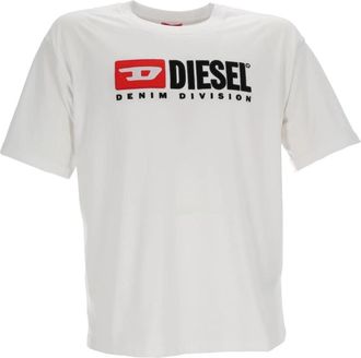 Diesel T-Boxt-Div T-shirt - Heren - T-shirts - Wit - M - Katoen - Tops