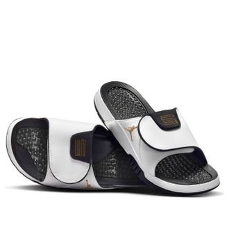 Nike Jordan Air Jordan Hydro XI Slides White/Black/Metallic Gold FN2452-170