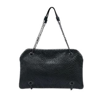 Bottega Veneta Pre-owned Shoulder Bag - Dames - Pre-owned - Zwart - Maat: ONE Size Leer