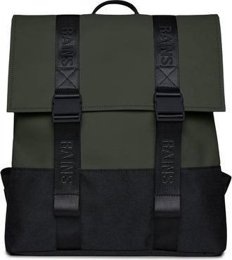 Rains Unisex Backpack in 100% Polyester Fabric Coated in Polyurethane, Model Trail MSN Bag W3, Dimensions: 39 x 36 x 15 cm, Capacity 21 Liters, Padded Inner