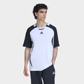 adidas T-Shirt ADIDAS ORIGINALS TEAMGEIST ADICOLOR, Herren, Gr. XXL, wei&szlig;, Obermaterial: 100% Polyester, normal, Rundhals, Shirts T-Shirt, sportlicher Look, 