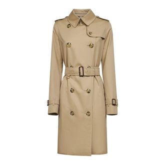 Burberry Dames, Mantels, Beige, Maat: XS Katoen