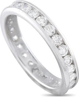 Luxury Bazaar Platinum 1.02ct Diamond Eternity Band MF04-082126