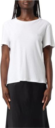 The Row Tops, Dames, Wit, L, Katoen, Klassieke Crew Neck T-shirt