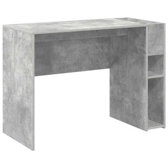 vidaXL Escritorio Gris Concreto 109 X 50 X 78 Cm Madera De Ingenier&iacute;a Vidaxl