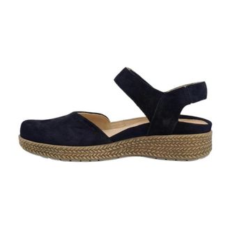 Durea 5923 Flat Sandal - Dames - Schoenen - Zwart - Maat: 39 EU