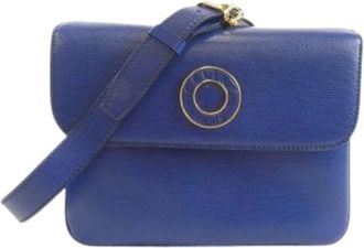 Celine Pre-owned Cross Body Bags, female, Blue, Size: ONE SIZE Pre-owned Leather Crossbody Bag