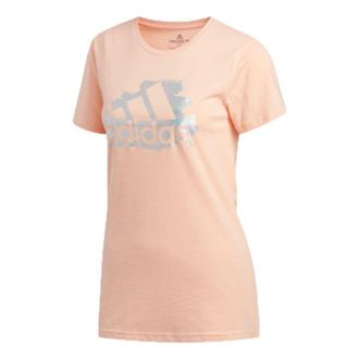 adidas (WMNS) adidas Logo Tee Pink ED8145