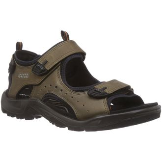 Ecco Ecco Offroad Nubuck Mens Hook and loop Sandals - Nutmeg Brown - Size:UK 12-12.5