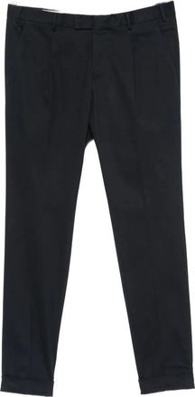 Pantaloni Torino Pleated-Front Chino Broek - Heren - Chinos - Blauw - 3XL - Broeken