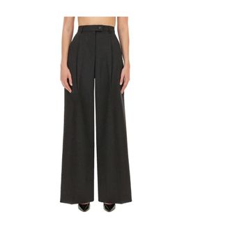 Sportmax Sportmax, Wide Trousers, female, Black, Size: XS Wide Trousers