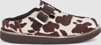 Clarks Mules Solsbury Mule Cow Print