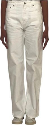 Roy Rogers Wide Fit Jeans - Dames - Loose Fit Jeans - Wit - W30 - Katoen - Jeans