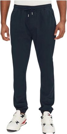 Tommy Jeans Trainingsbroeken - Heren - Sweatpants - Blauw - W32 L32 - Katoen - Broeken