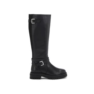 Kurt Geiger Womens Leather Tasha High Leg Boots - Black material_Leather - Size UK 8