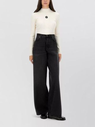 Kenzo jersey boke flower 2 mock neck top