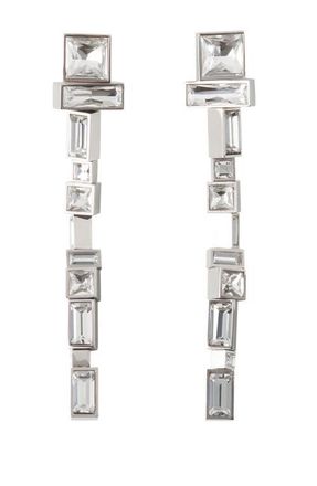 Lanvin Rhythmique Long Earrings in Silver at Nordstrom