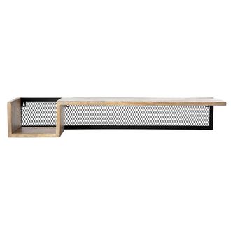 Miliboo Estanter&iacute;a De Pared Industrial Mango Y Metal 90 Cm Rack