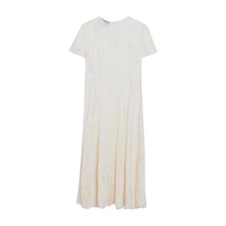 Prada Elegante Vestido Largo Marfil - Dresses - Mujer - Beige - XS
