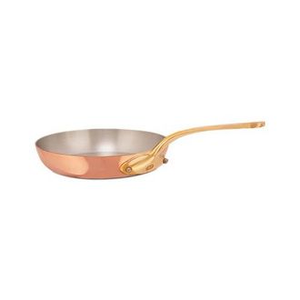 Bloomingdale's MHeritage 200 B 2mm Polished Copper & Stainless Steel Frying Pan With Brass Handles, 10.24-in at Nordstrom