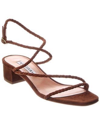 Aquazzura Luca 35 Suede Sandal