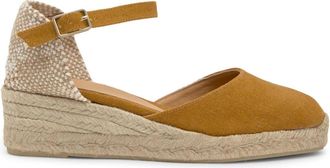 Castaner Espadrille MET 5 CM Wighak - Dames - Sleehakken - Geel - 41 EU - Katoen - Schoenen