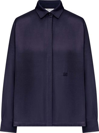 Max Mara Silk Crpe De Chine Shirt