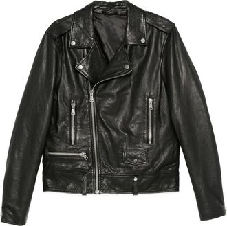 Eraldo Zip-up Biker Jacket