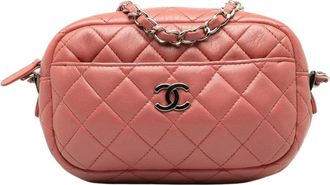 Chanel Borsa a tracolla Chanel Pre-owned in agnello trapuntato - - Pre-owned - Donna - Rosa - ONE SIZE
