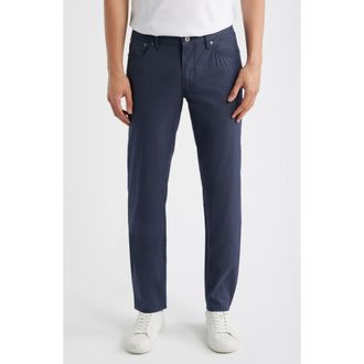 Brax Chuck Modern Fit Chambray Pants in Greyish Blue at Nordstrom Rack, Size 30 32