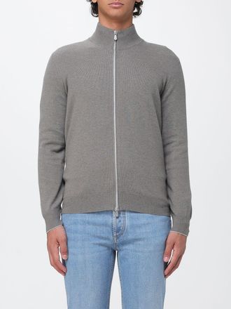 Brunello Cucinelli Cardigan slim fit in cashmere con collo a dolcevita e zip