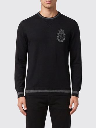 Billionaire Boys Club Maglia girocollo in misto lana con logo ricamato e bordi a costine