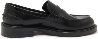 Guglielmo Rotta Leren Loafer Model 2429 Indio Zwart - Dames - Loafers - Zwart - 36 EU - Leer - Schoenen
