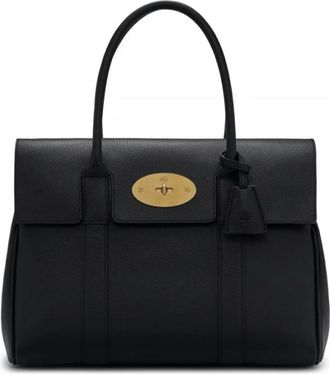 Mulberry Bayswater Tas - Dames - Handtassen - Zwart - ONE Size - Leer - Tassen